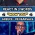 GREECE Rehearsal ESC 2025 Klavdia Asteromáta 3 WORDS REACTION Shorts