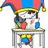 Little Pomni X Jax The Amazing Digital Circus Adorable Animation Cat Cute Catlover Kitten