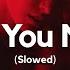 The Chainsmokers Call You Mine Slowed Ft Bebe Rexha