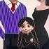 Frozen Elsa Wednesday Addams Family Wandinha Merlina Reallife Shorts Wednesday