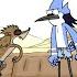 Regular Show Rigby Vs Mordecai Death Kwon Do Battle
