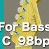 Motown Jam For Bass C Major 98bpm No Bass BackingTrack