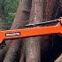 Extreme Dangerous Fastest Big Chainsaw Cutting Tree Machines Monster Stump Removal Excavator 63