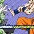 Techniques That Goku Never Uses