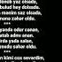 Şeir ömür Gəldi Gedər Oldu