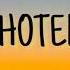 CLAIRE ROSINKRANZ HOTEL LYRICS