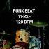 Punk Beat Verse I Drum Track I 120 BPM For Practice Drums Tripletsrockdrumbeat Drummer