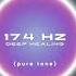 174 HZ Solfeggio Frequency Pure Tone Deep Healing Frequency Pain Relief Healing Stress Relief