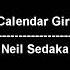 Calendar Girl Neil Sedaka Lyrics