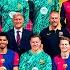 OFFICIAL 2024 25 PHOTO WITH THE TROPHIES FC Barcelona