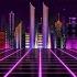Night Neon Vibes In Red Testarossa Ambient Synthwave Music For Retro Chill