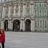 View On Winter Palace Hermitage In Snow Travel Explore Asmr Tourism Urban City Town Europe