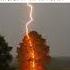 Woman Captures Exact Moment Lightning Hits Tree
