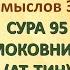 Коран на русскомПеревод смыслов Э Кулиева СУРА 95 СМОКОВНИЦА АТ ТИН