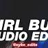 Hot Girl Bummer Blackbear Edit Audio