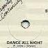 PATRICK BOOTHE THE STREEE ORCHESTRA Dance All Night Instrumental STREETWAVE RECORDS1982 12