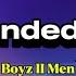 Ob Bended Knee Boyz II Men Lyrics