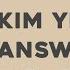 Kim Yeji 김예지 Answer