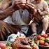 Today I Have A Big Meal With A Picnic The Great Grand Grandma And Grandma Are Together Family