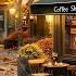 Calm Autumn Jazz Music To Relax Canalside Coffee Shop Ambience Poetic Scenery Of Falling Leaves