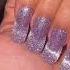 Instant Glam Purple Glitter Gel Nail Stickers NailArt GlamNails