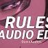 Rules Doja Cat Edit Audio