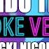 NICKI NICOLE Cuando Te Veo KARAOKE BZRP Music Sessions 13 Cantaenlinea