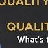 Quality Assurance Vs Quality Control What S The Difference