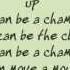The Script Feat Will I Am Hall Of Fame Lyrics On Screen