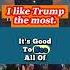 I Like Trump The Most WH Secretary Karoline Leavitt Holds A Press Briefing For The Kids Shorts