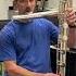 My Husband Trying To Play The Contrabass Flute