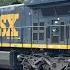 Car Goes Around RR Gates RR Diamonds Being Pounded By Nearly 3 Mile CSX Train That Emptied The Yard