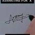 Signature For A Arsen SbtellME Calligraphy And Handwriting Shorts
