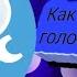 Как сделать голос бота
