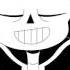 UNDERTALE я Sans который в самом начале показан