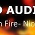 Play With Fire Nico Santos 8D AUDIO