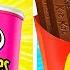 REAL FOOD VS CHOCOLATE FOOD CHALLENGE Eating Fake Kitchen Utensils Insane Tricks By RATATA