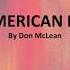 American Pie By Don McLean Easy Acoustic Chords And Lyrics