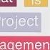 What Is Project Management