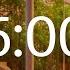 5 MINUTE TIMER Countdown Timer With Soothing Rain And Thunder Ambience