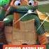 Ninja Turtle Pizza Cannon At Super Bowl TMNT Shorts