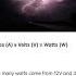 TECH MATH HOW TO CALCULATE WATTAGE Shorts