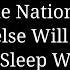 The National Nobody Else Will Be There Karaoke Instrumental