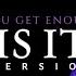 Don T Stop Till You Get Enough This Is It Definitive Version