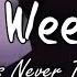 The Weeknd I Was Never There Lyrics