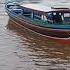 Perahu Sandar Di Sungai Barito Di Bawah Jembatan Barito Banjarmasin Kalsel