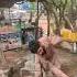 Water Hand Pump Samundri Rashka Stand Men Road Repairing Human Resources Fee Sabiuallah