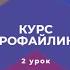 Курс Профайлинг 2 урок