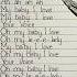 My Baby I Love Your Voice Lyrics In English