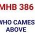 MHB 386 O THOU WHO CAMEST FROM ABOVE